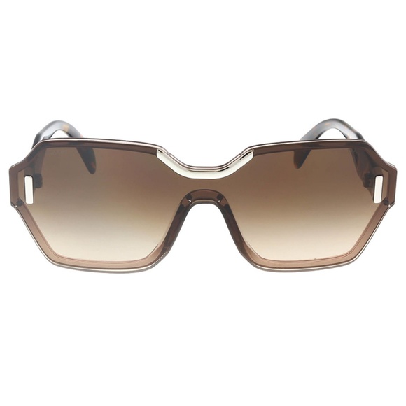 Prada Sunglasses Light Brown w/Brown - Picture 2 of 5